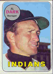 1969 Topps Baseball Cards      091      Alvin Dark MG